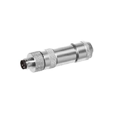 M8圓形連接器 現(xiàn)場接線 螺釘壓接 屏蔽 插針直出 插孔直出