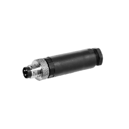 M8圓形連接器 現(xiàn)場接線 螺釘壓線 插針直出，插孔直出