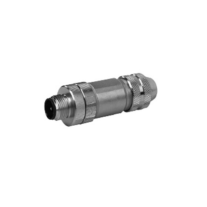 M12 圓形連接器 現(xiàn)場接線 螺釘壓接 屏蔽 插針直出 插孔直出