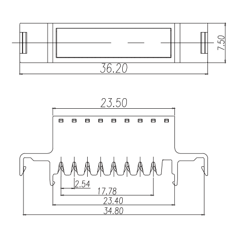 總線板配件 跨接連接器 BS-200